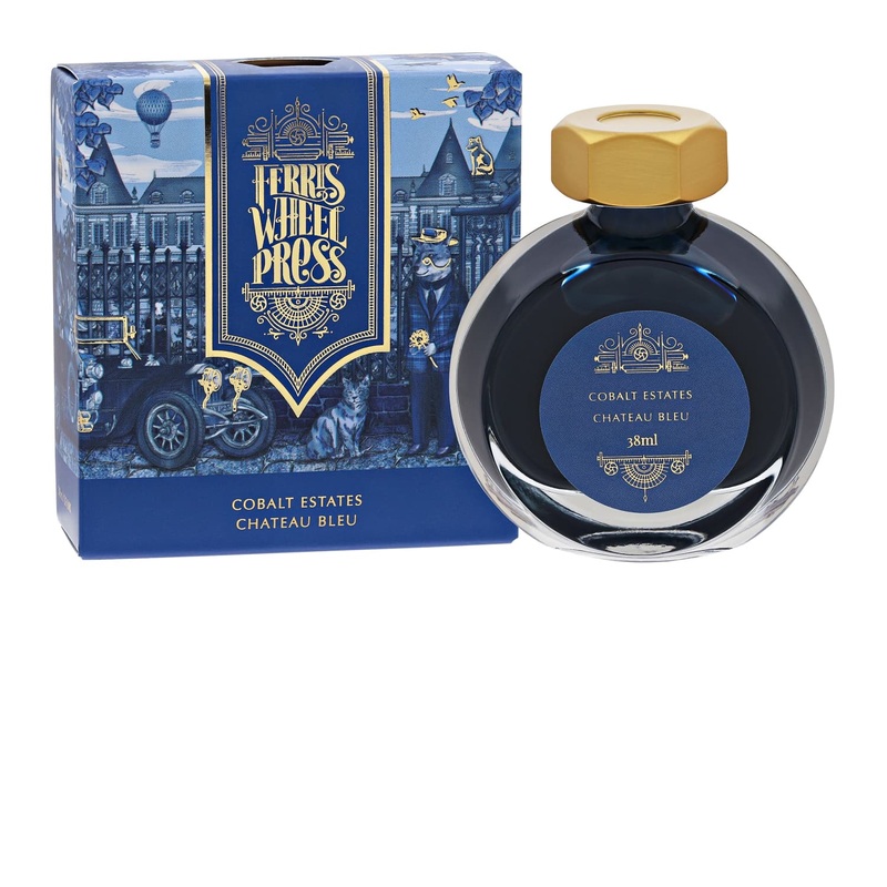Ferris Wheel Press Bottled Ink in Cobalt Estates – 38ml