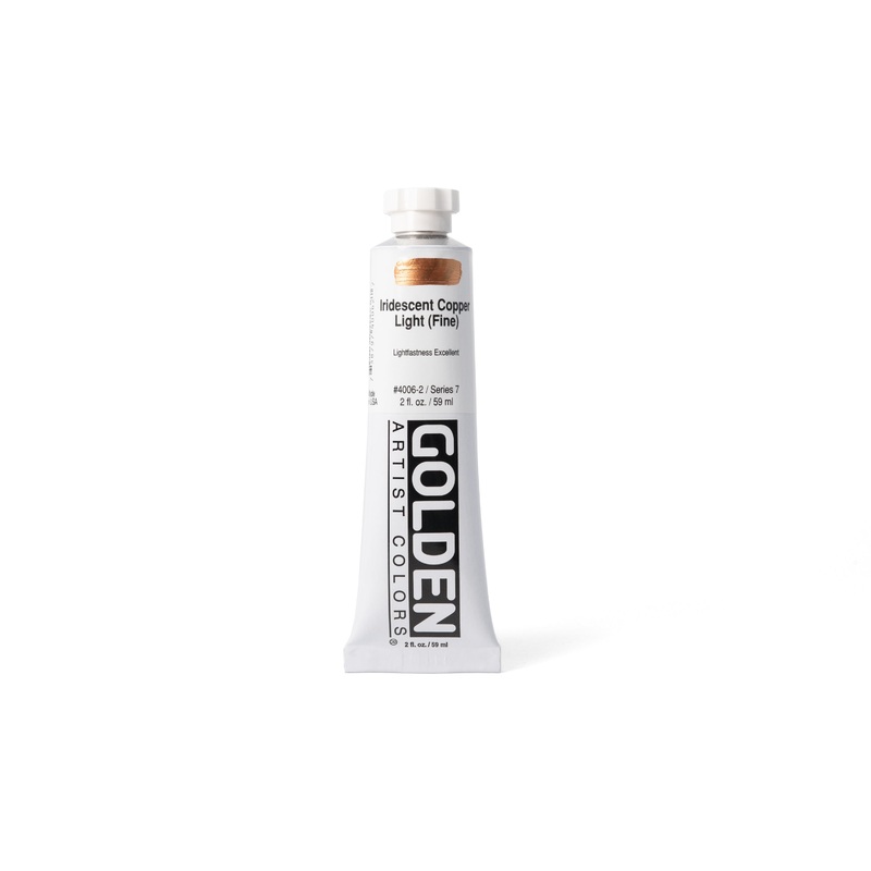 Golden Heavy Body Acrylics, Iridescent Copper Light (Fine), 2 oz. Tube