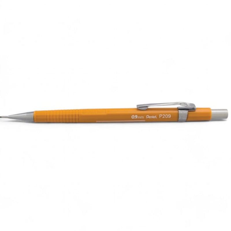 Pentel P200 Mechanical Pencil, 0.9 mm – Yellow