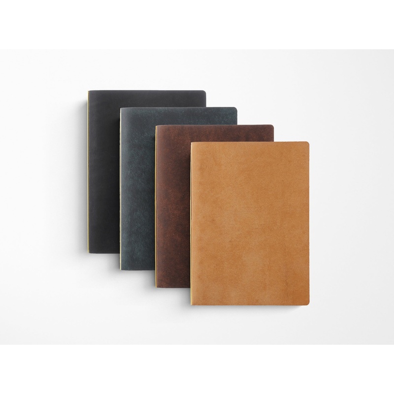 PLOTTER 6 Ring Leather Binder – Mini Size Black