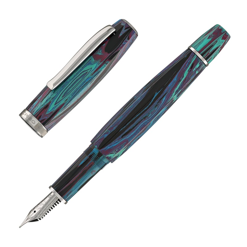 Scribo Feel Fountain Pen in Cenote Ebonite Limited Edition – 14kt Gold Flexible Nib 1