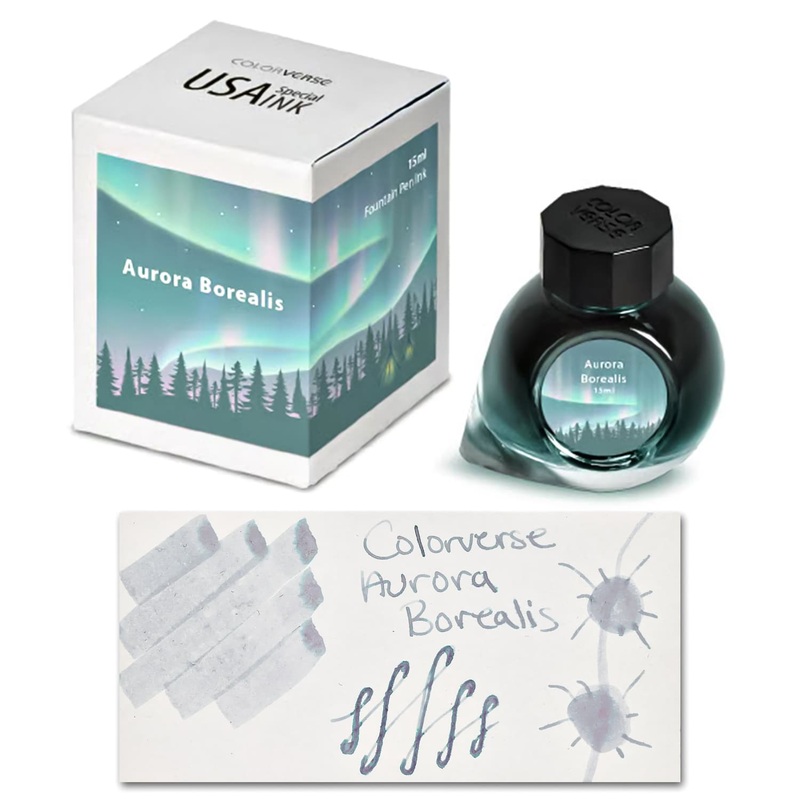 Colorverse USA Special Bottled Ink in Alaska (Aurora Borealis) – 15mL