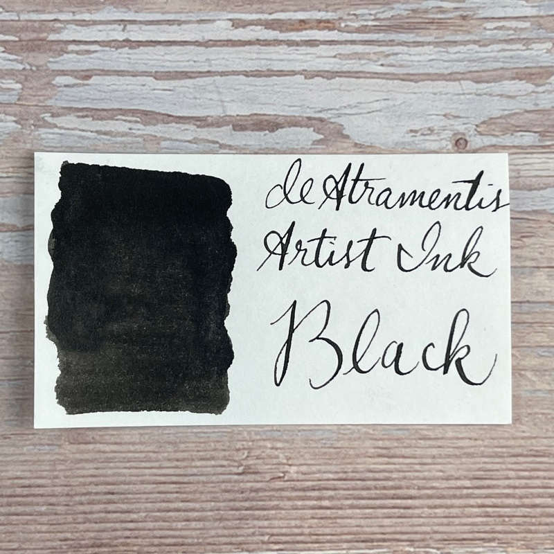 De Atramentis Artist Black – 50ml Bottled ink 50ml
