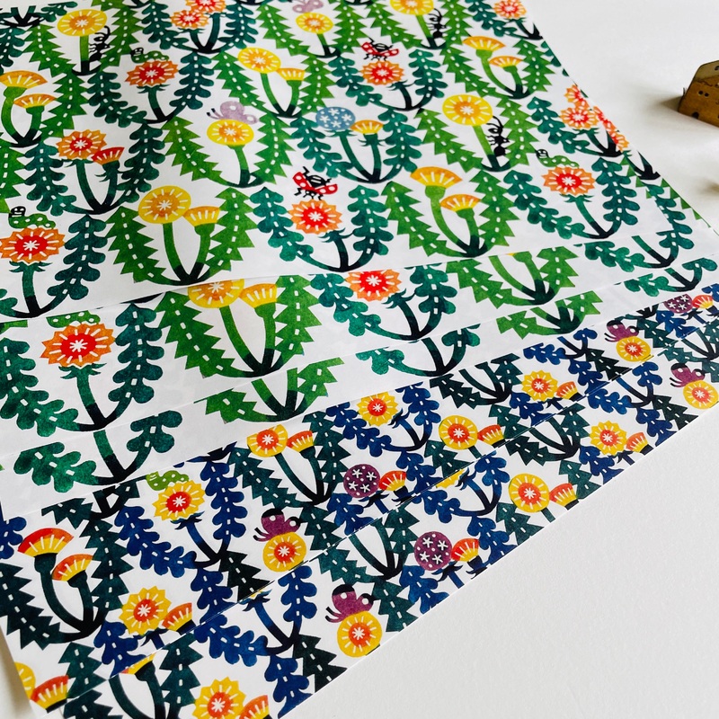 KATA KATA Wrapping Paper Sheets – Dandelion