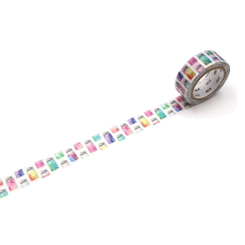 mt ex Washi Tape Colorful Jar