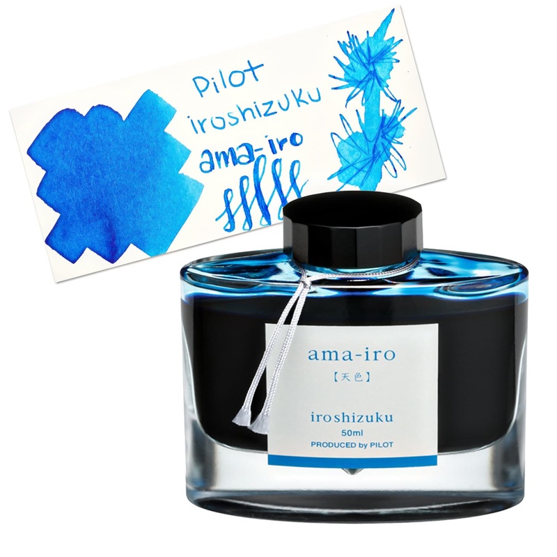 Pilot Iroshizuku Bottled Ink in Ama-Iro Ink (Blue Sky) – 50 mL