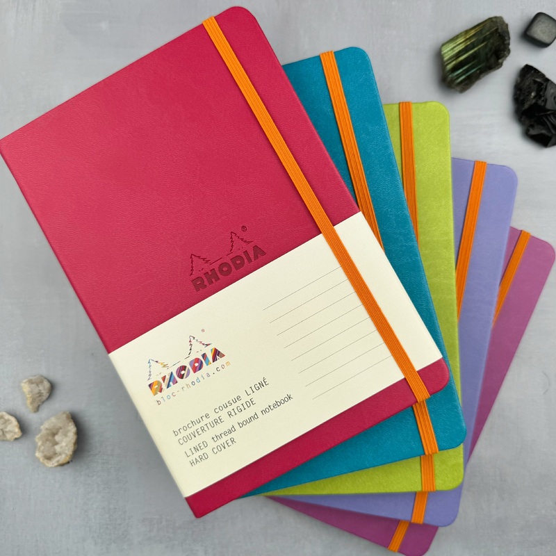 Rhodia Rhodiarama A5 Hard Cover Notebook – Ruled Anise