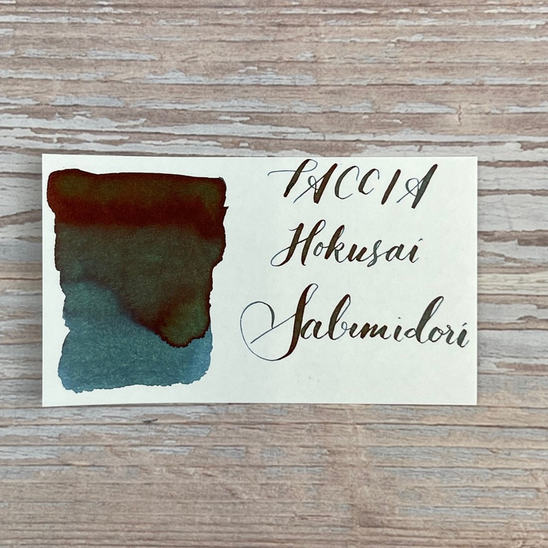 Taccia Ukiyo-e 40ml Bottled Ink – Hokusai-Sabimidori 40ml