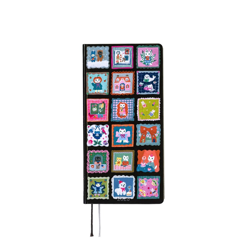 2026 Techo Weeks Planner White Cats Daily Life