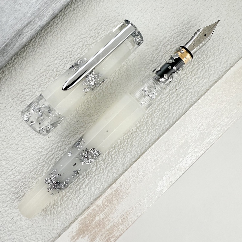 Benu Euphoria Fountain Pen – White Beach (Limited Edition) Extra Fine
