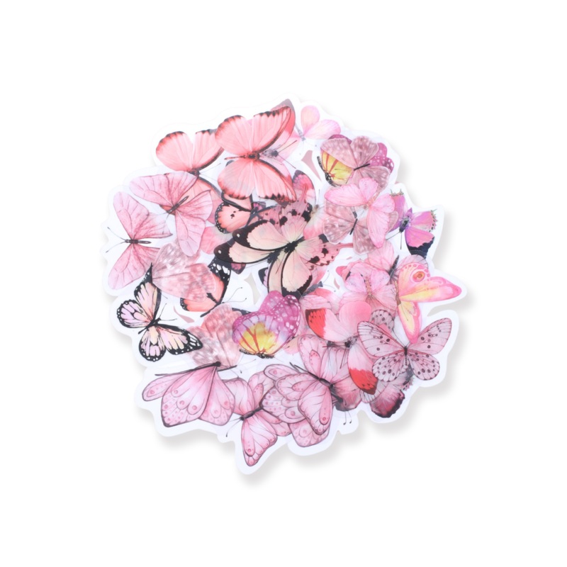 Butterfly Sticker Pack – Pink