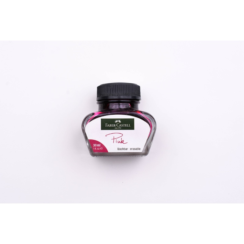 Faber-Castell – Fountain Pen Ink Bottles – Pink – 30ml Bottle
