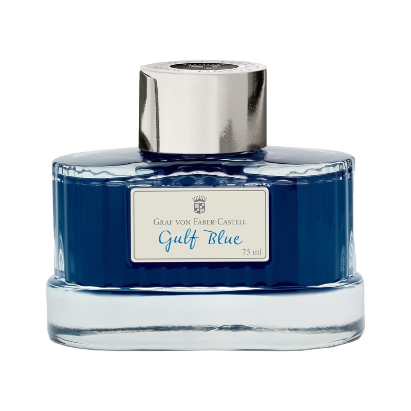 Graf Von Faber-Castell Gulf Blue Ink Bottle – 75ml