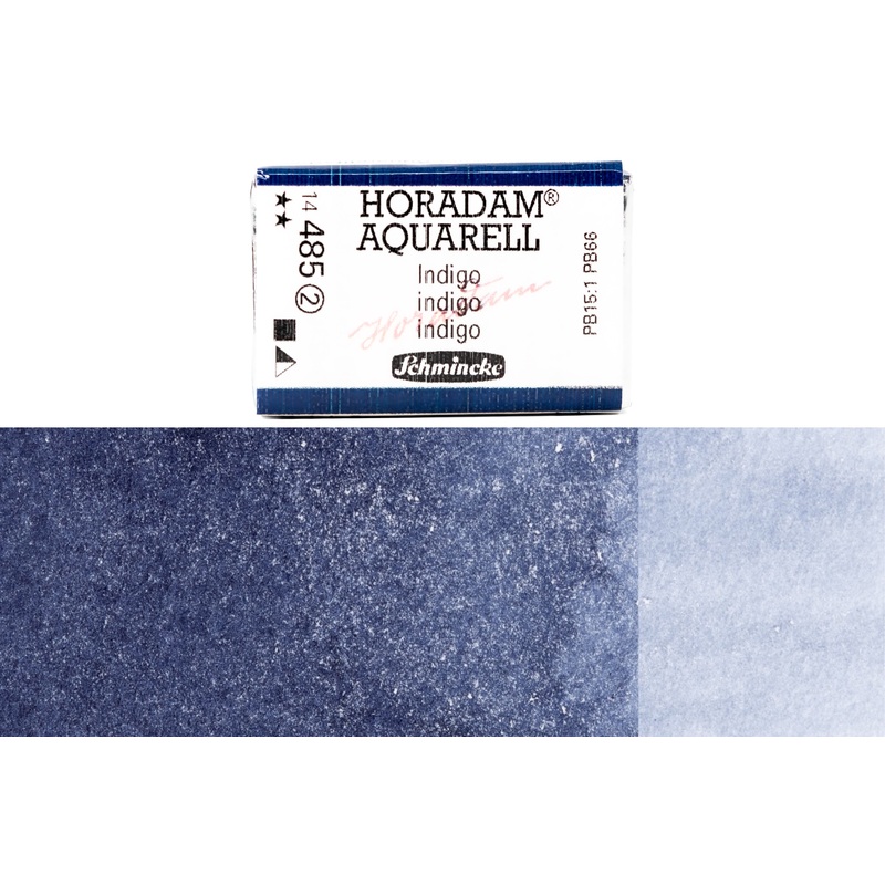 Horadam Watercolor Full Pan, #485 Indigo