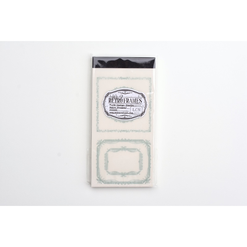 LCN Letterpress Notepad – Retro Frames No.2