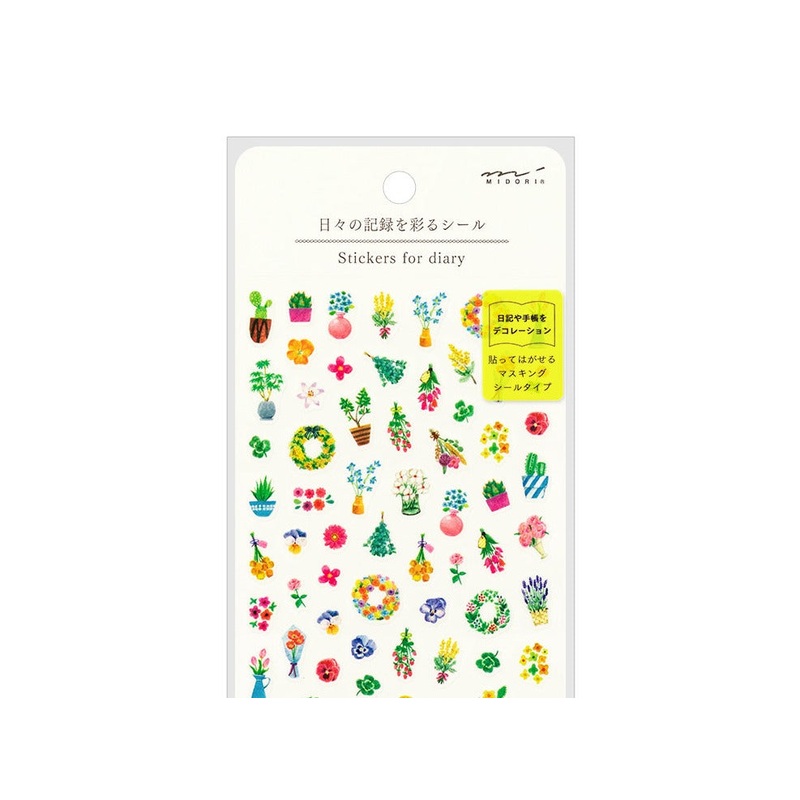 Midori Planner Sticker – Flower