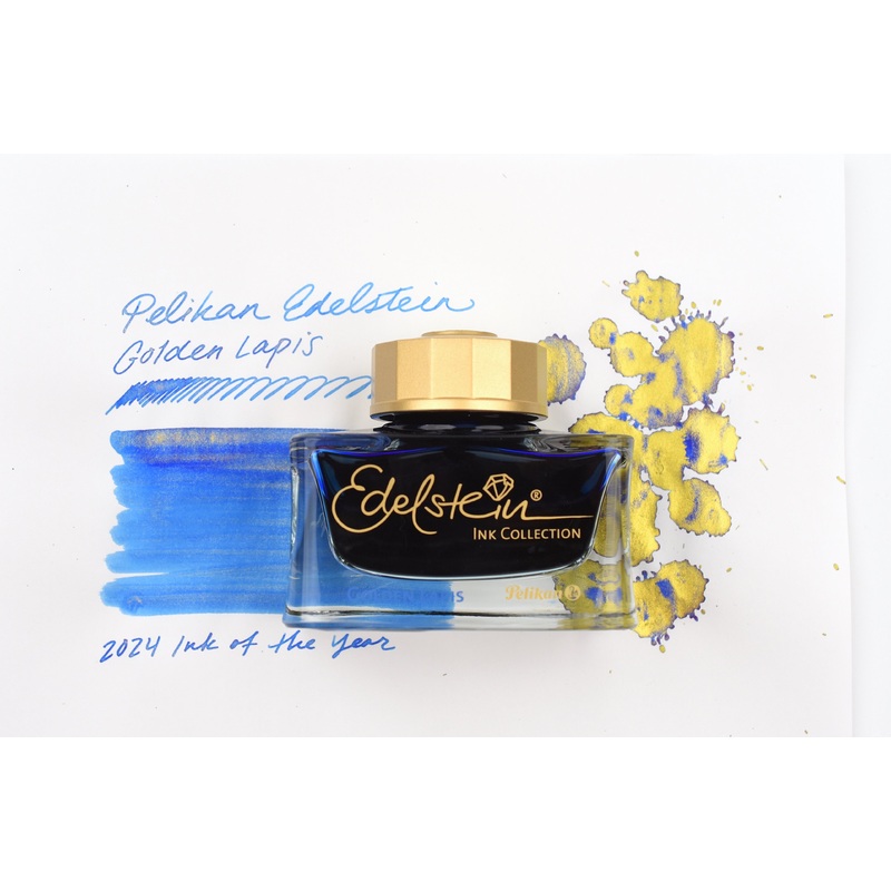 Pelikan Edelstein Ink Bottle – Golden Lapis – 50ml – Limited Edition