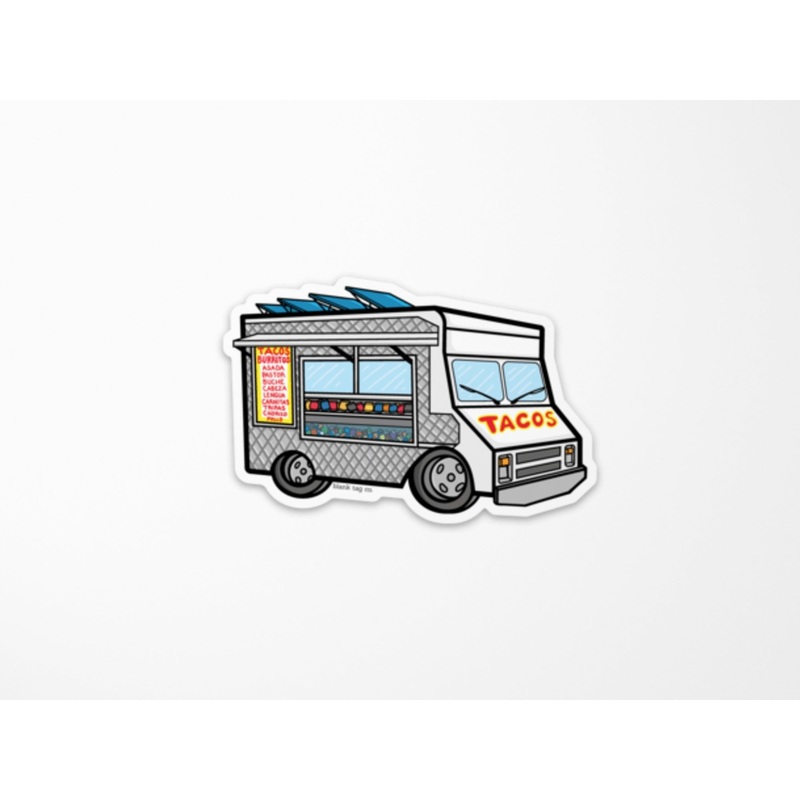Taco Truck Vinyl Sticker