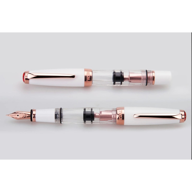 TWSBI Diamond AL Mini Fountain Pen – White Rose Gold v2 – B