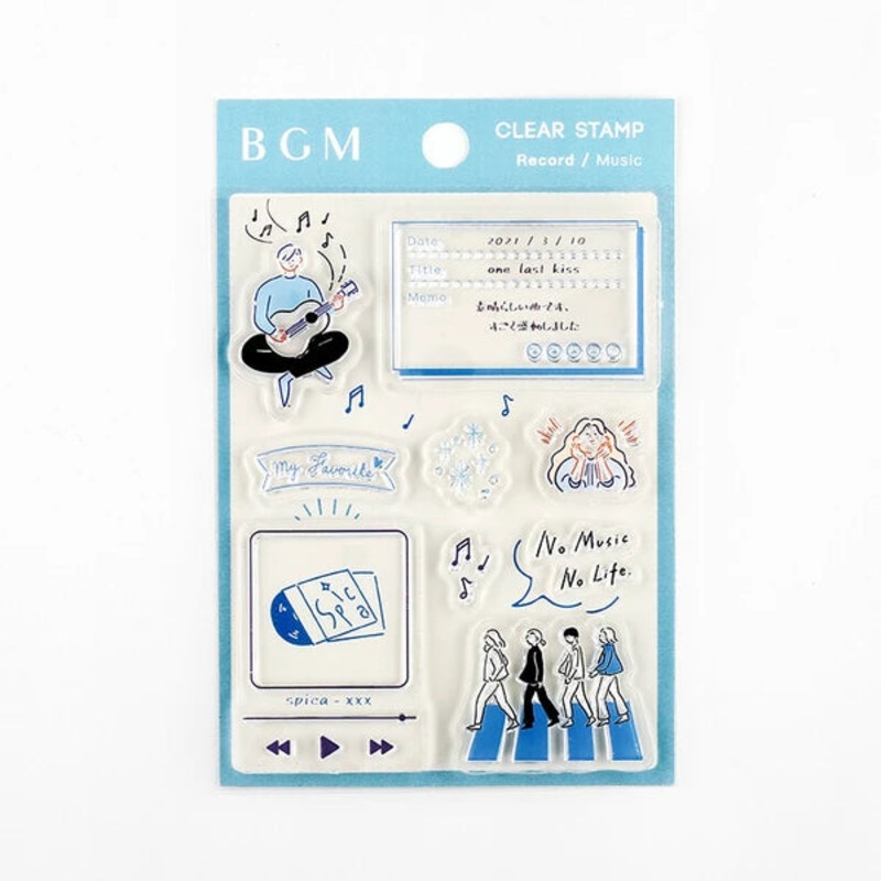 BGM Clear Stamp – Music