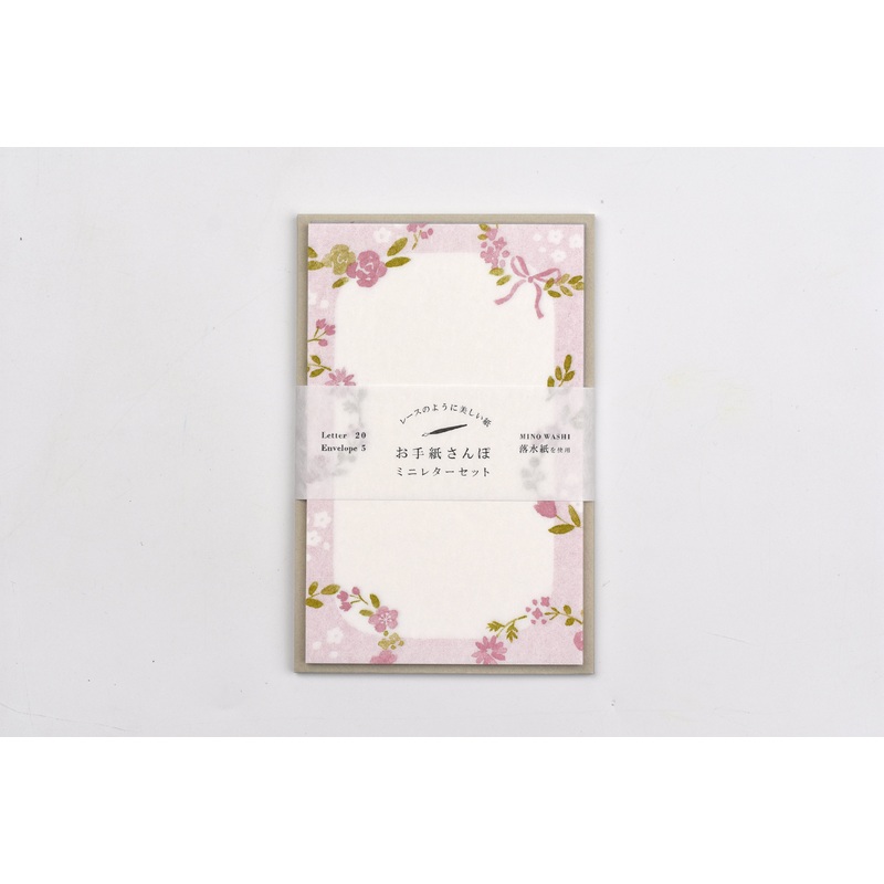 Furukawa Paper – Walking Series – Wreath Flower Letter Set