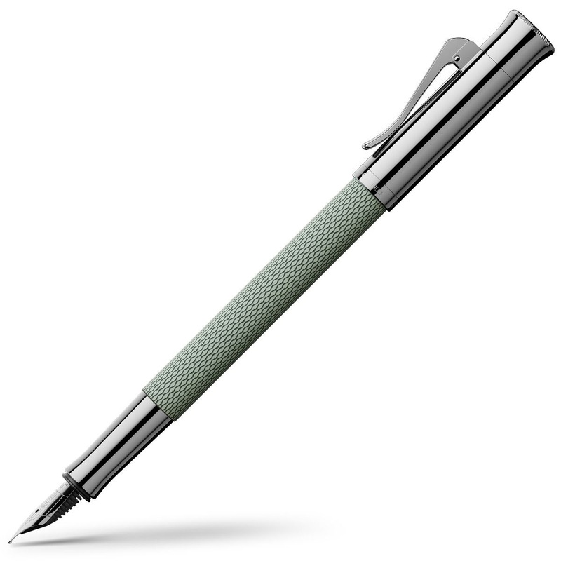 Graf von Faber-Castell Guilloche Fountain Pen- Sage Green