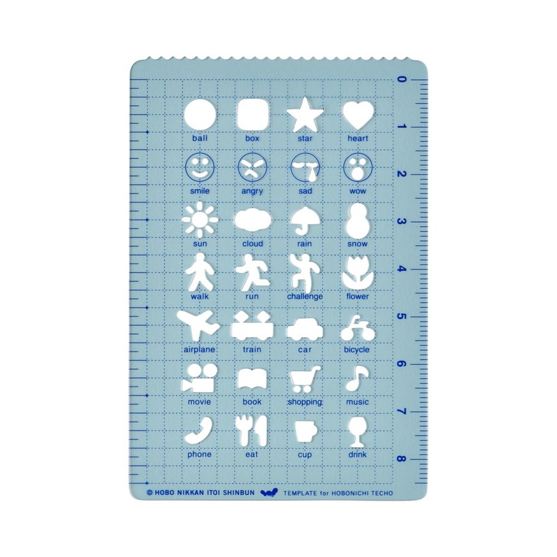 Hobonichi Accessorie  Stencil – Activities