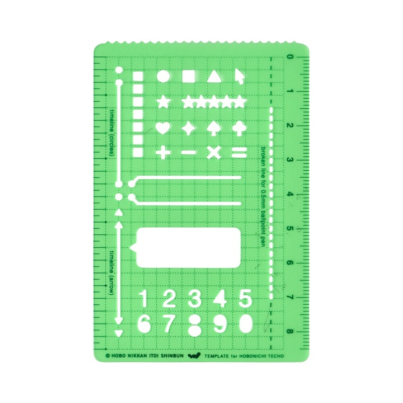 Hobonichi Accessories Stencil – Basic