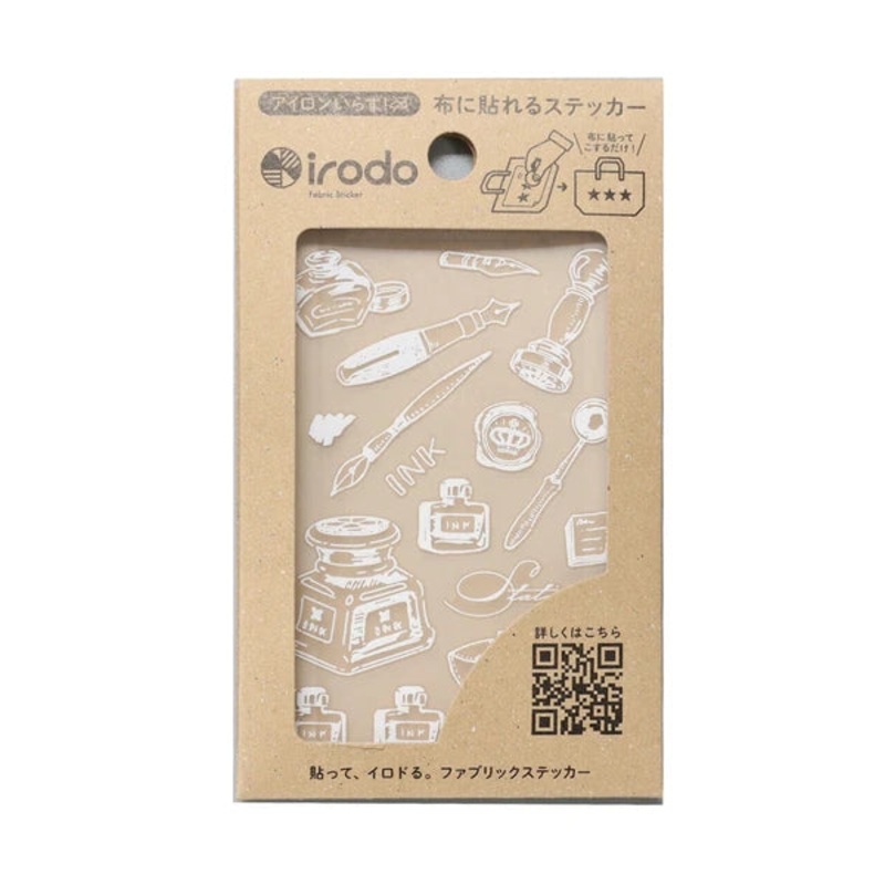Irodo Fabric Transfer Stickers – Ink white