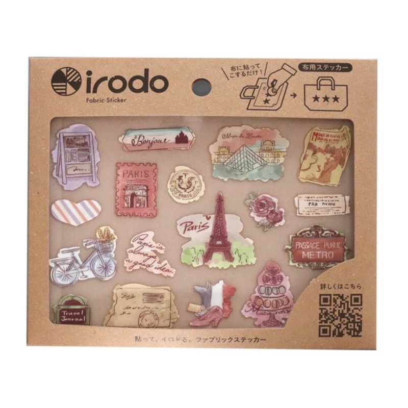Irodo Fabric Transfer Stickers – World Travel FR