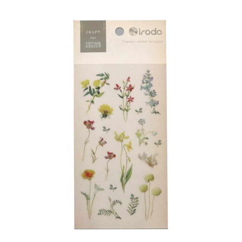 Irodo Paper Transfer Stickers – Wildflower