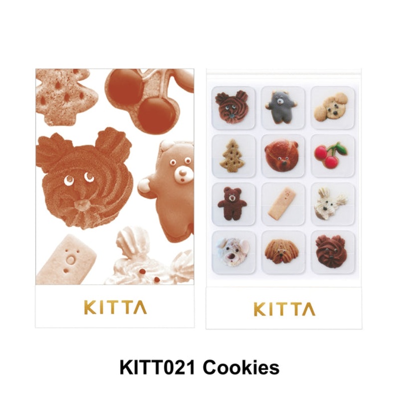 KITTA Washi Tape Clear Cookies