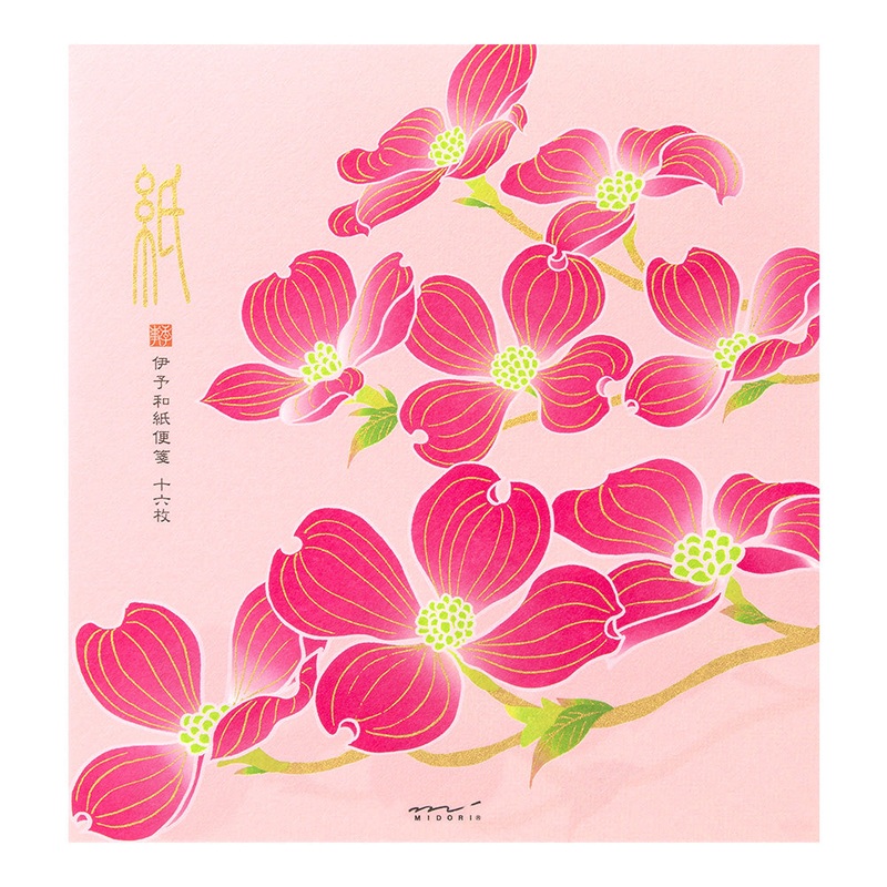 Letter Pad 089 Silk-printing Flowering Dogwood