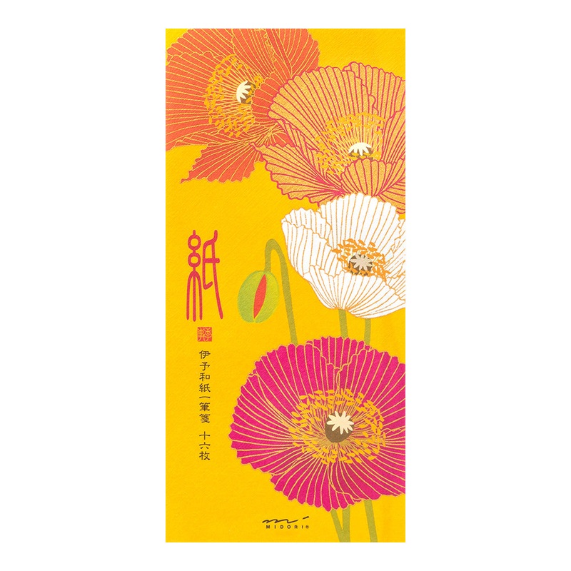 Message Letter Pad Silk-Printing Poppy S2
