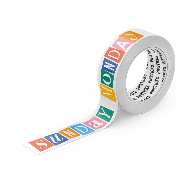 Pipsticks Week Moments Washi
