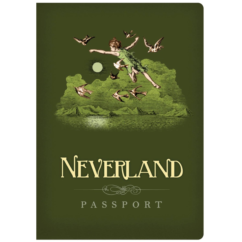 The Unemployed Philosophers Guild Notebook- Neverland Passport