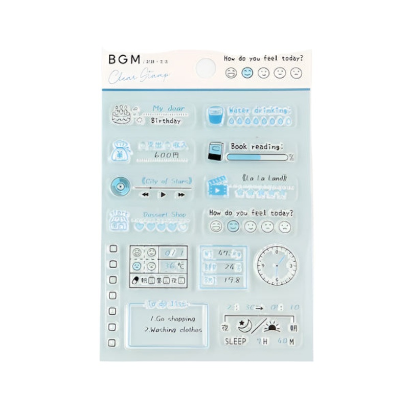 BGM Clear Stamp – Record Life