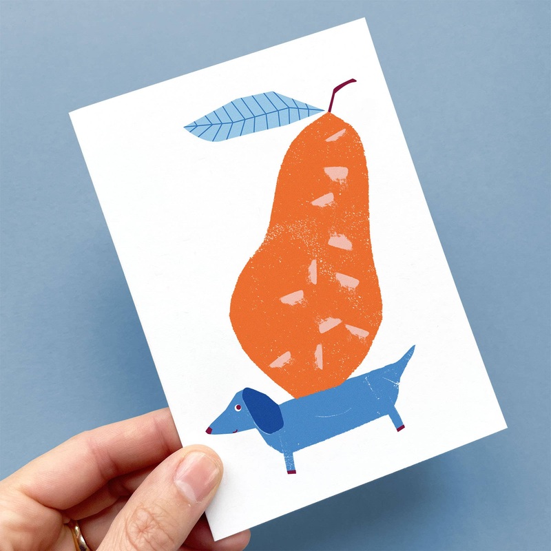 Greeting Card Dachshund