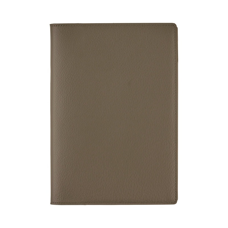 Hobonichi A5 Cover Leather- Taut (Grey & Light Blue)
