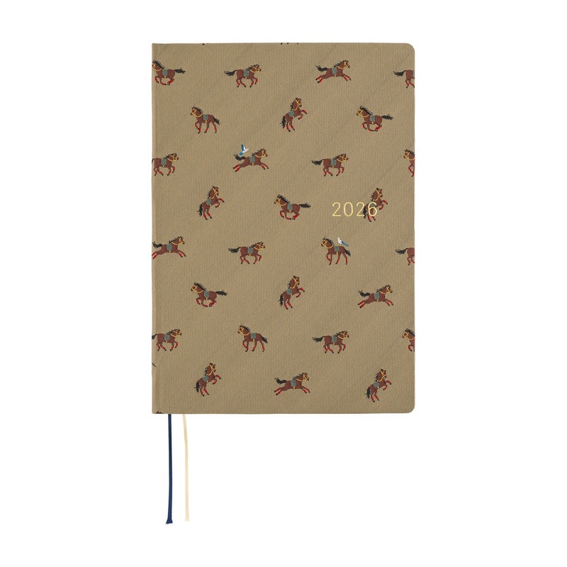 Hobonichi Bow & Tie Galloping Horses HON A5