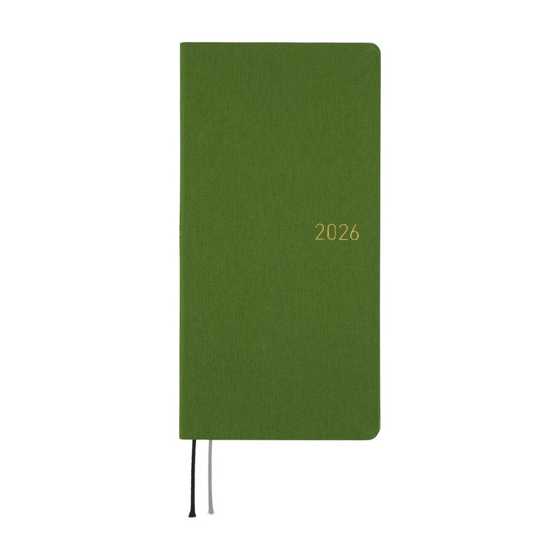 Hobonichi Weeks English Tall & Slim Colours- Antique Green