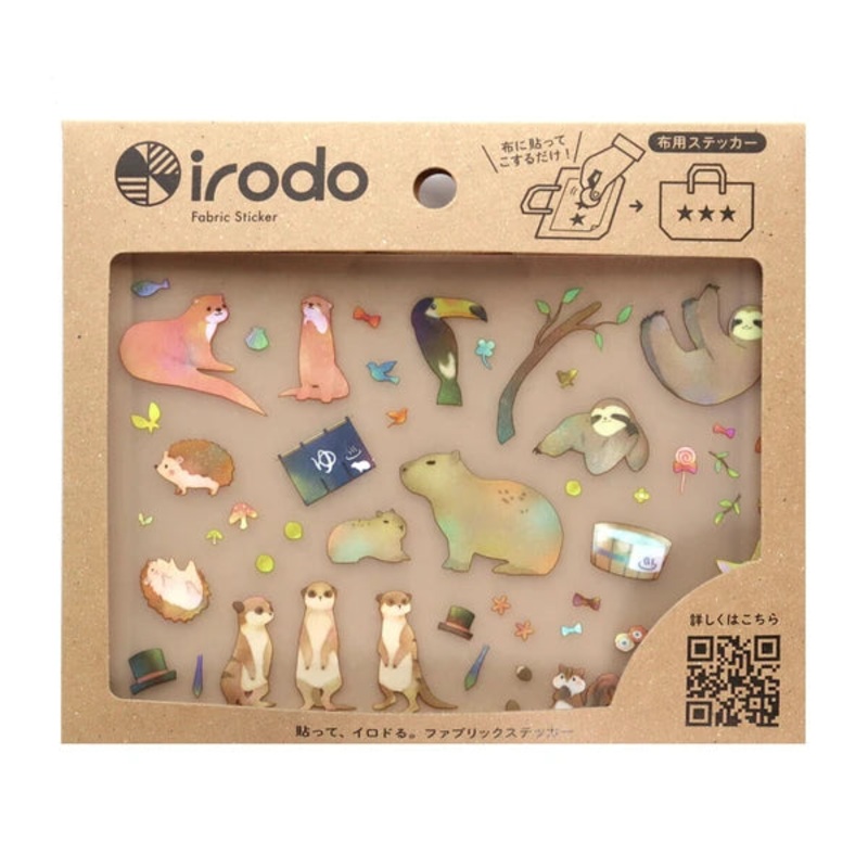 Irodo Fabric Transfer Stickers – Exotic Animals