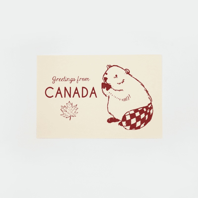 Kid Icarus – POSTCARD – Greetings from Canada, Beaver