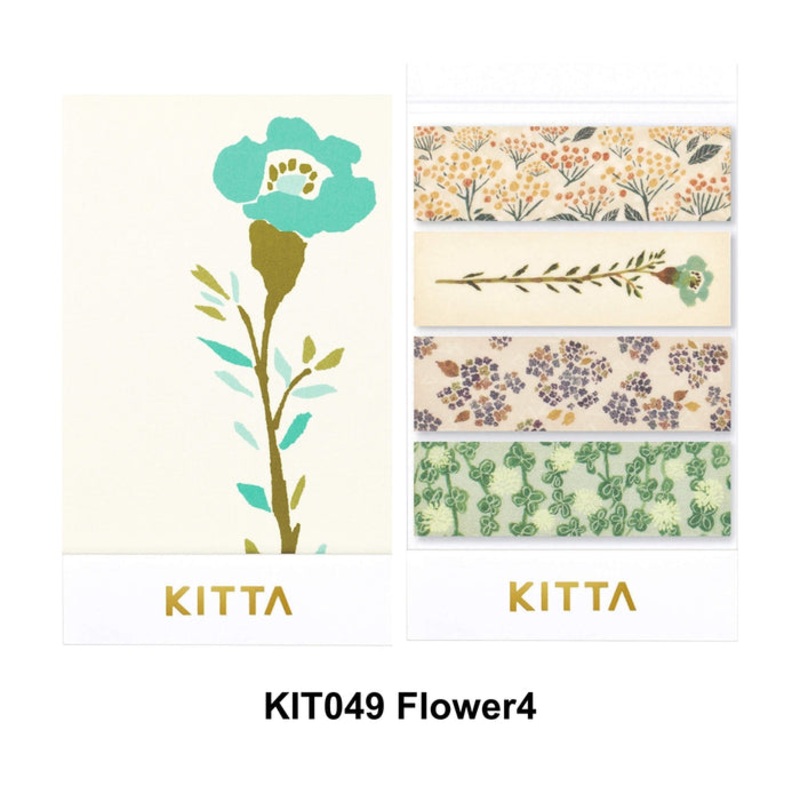 KITTA Washi Tape Flower4