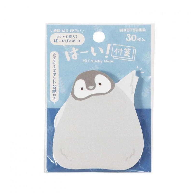 Kutsuwa Hi! Sticky Notes – Penguin