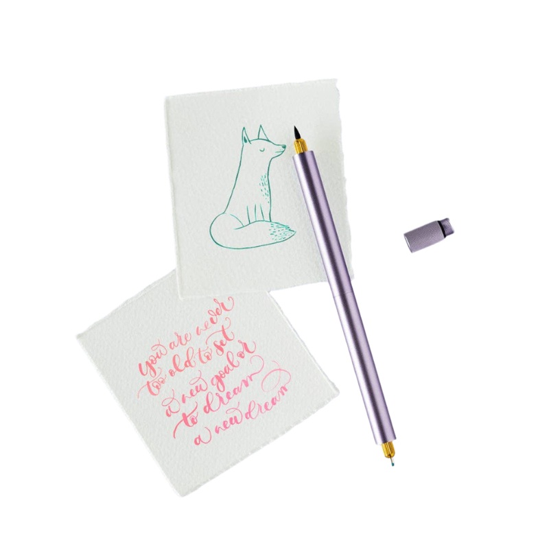 Lumos Pro – Refillable Multi-Tip Pen: Lilac / Duo Tip