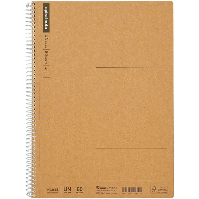 Maruman B5 Spiral notebook