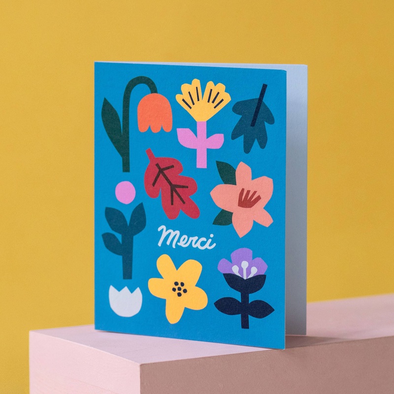 MERCI  Greeting card
