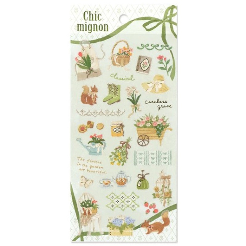 Mind Wave Stickers Chick Mignon Gardening