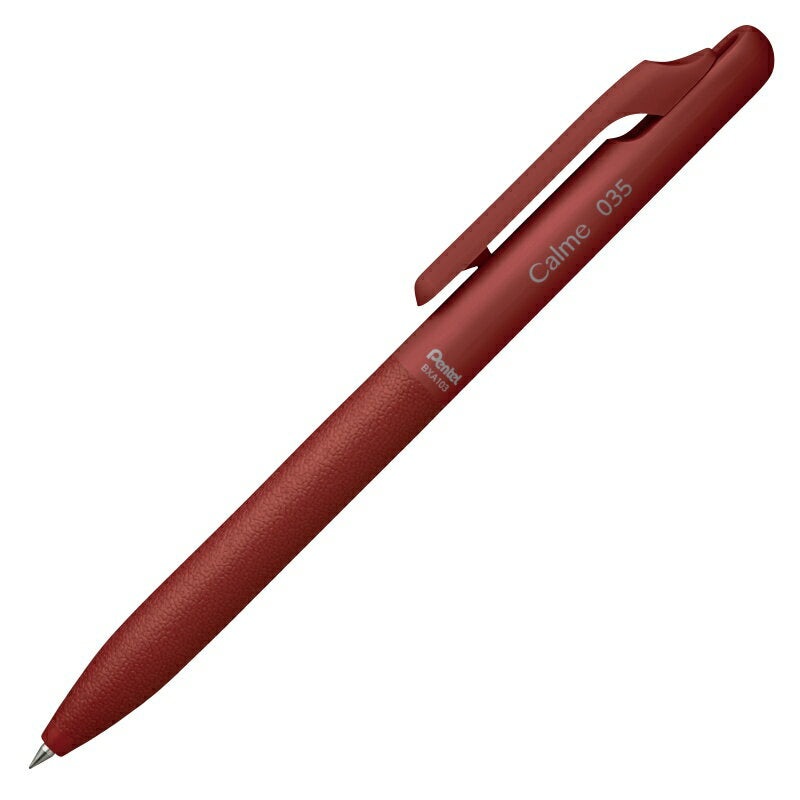 Pentel Calme 0.35mm Ballpoint Pen With Red Ink